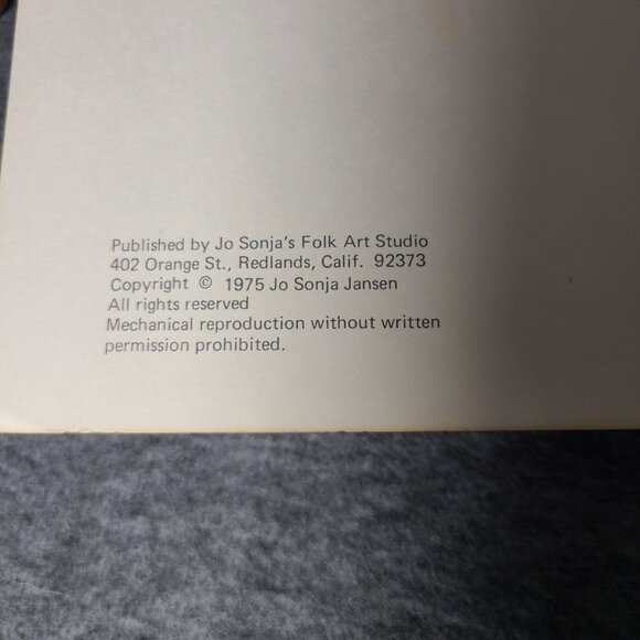 Folk Art Expressions of Joy Jo Sonja Decorative Tole Painting Instruction Book 1 - Picture 4 of 5